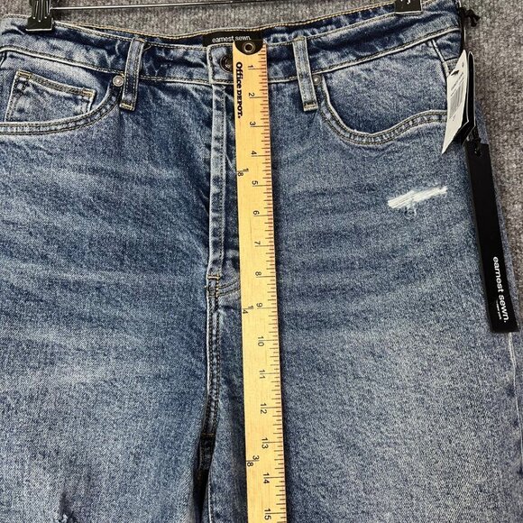NEW Earnest Sewn Distressed Parker 90's full length Jean Size 31 Button Fly - Picture 7 of 10